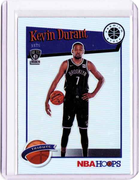 2019-20 Panini NBA Hoops Premium Stock - Silver Prizm #284 Hoops Tribute - Kevin Durant