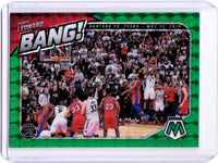 2020-21 Panini Mosaic - Bang! - Mosaic Green Prizm #8 Kawhi Leonard