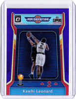 2020-21 Panini Donruss Optic - Air Defense - Purple Prizm #4 Kawhi Leonard