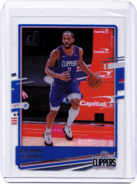 2020-21 Panini Clearly Donruss #28 Kawhi Leonard