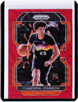 2021-22 Panini Prizm - Ruby Wave Prizm #186 Cameron Johnson