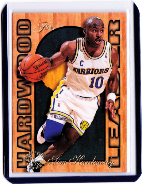 1995-96 Fleer - Flair Hardwood Leader #9 Tim Hardaway