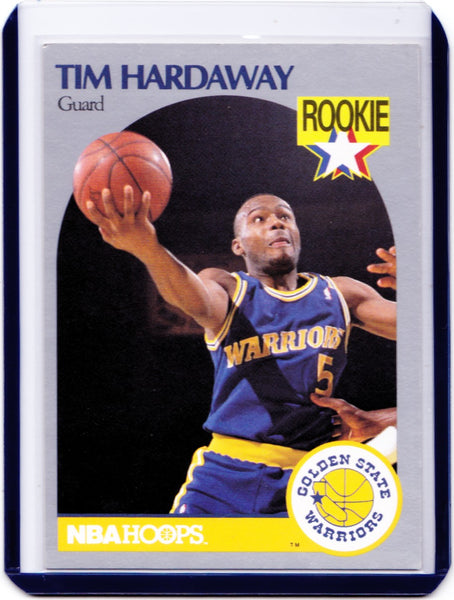 1990-91 NBA Hoops #113 Tim Hardaway RC