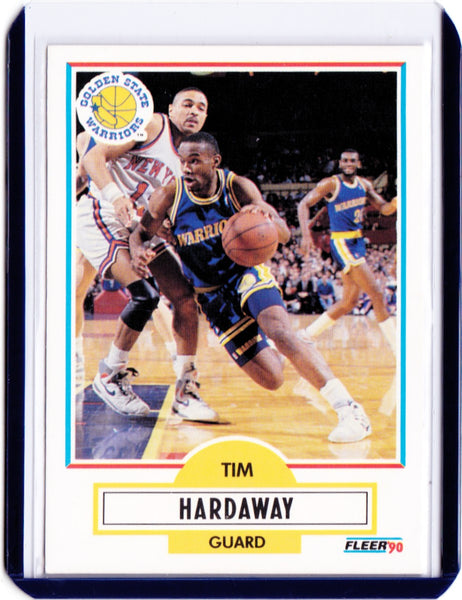 1990-91 Fleer #63 Tim Hardaway RC