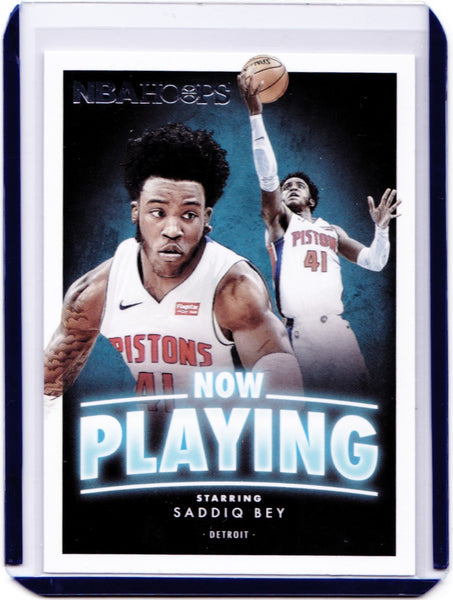 2020-21 Panini NBA Hoops - Now Playing #SS-26 Saddiq Bey