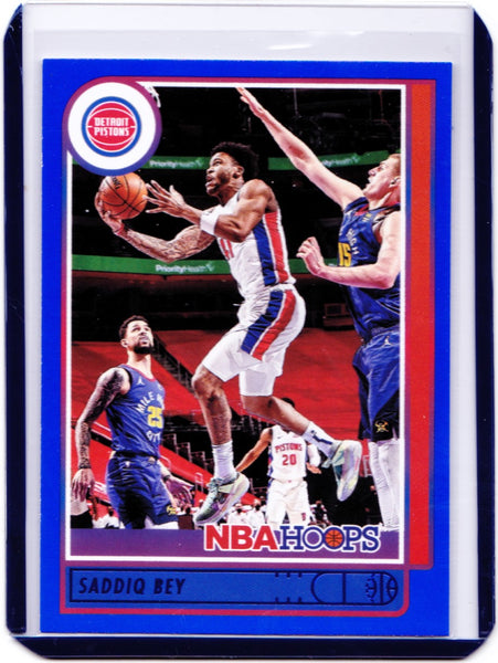 2021-22 Panini NBA Hoops - Blue #155 Saddiq Bey