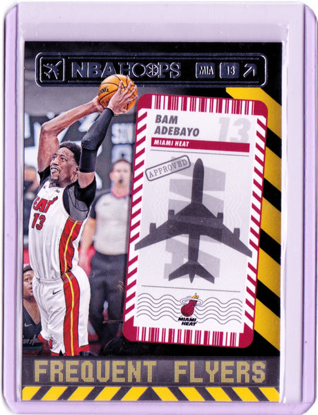 2021-22 Panini NBA Hoops - Frequent Flyers #4 Bam Adebayo