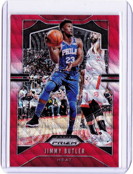 2019-20 Panini Prizm - Ruby Wave Prizm #246 Jimmy Butler