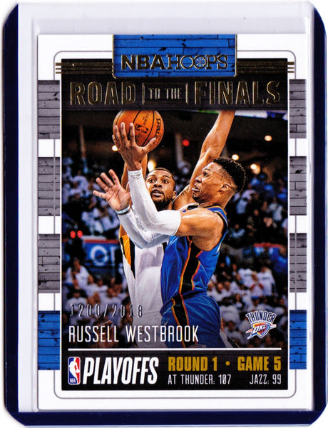 2018-19 Panini NBA Hoops - Road to the Finals #39 First Round - Russell Westbrook /2,018