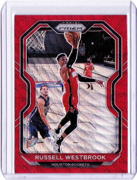 2020-21 Panini Prizm - Ruby Wave Prizm #248 Russell Westbrook