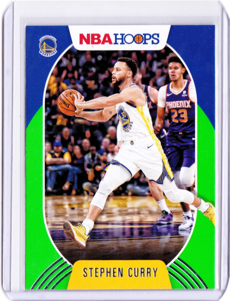 2020-21 Panini NBA Hoops - Neon Green #130 Stephen Curry