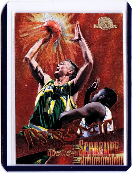 1995-96 Skybox Premium - Dynamic #D11 Detlef Schrempf