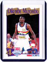 1991-92 NBA Hoops #549  Dikembe Mutombo RC