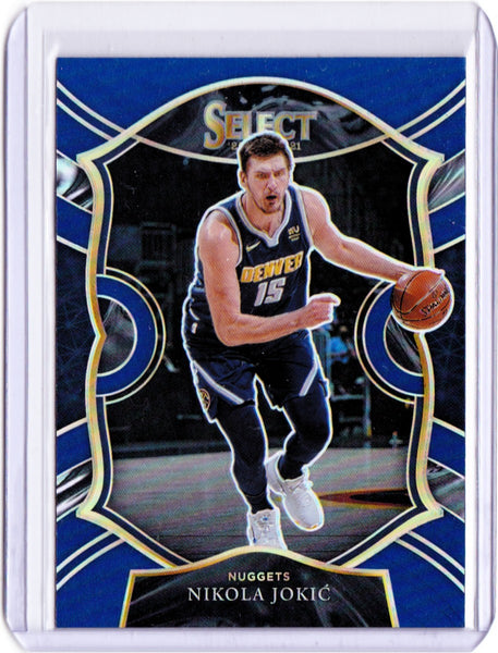 2020-21 Panini Select - Retail Blue Prizm #58 Concourse - Nikola Jokic