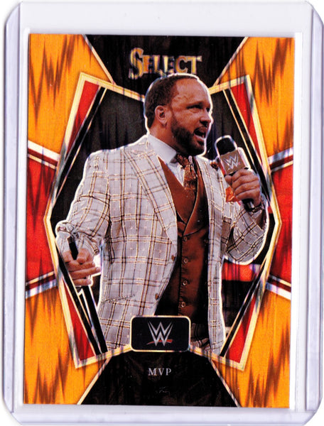 2022 Panini Select WWE - Orange Flash Prizm #108 Premier Level - MVP