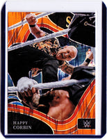 2022 Panini Select WWE - Orange Flash Prizm #268 Ringside - Happy Corbin