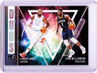 2021-22 Panini Donruss - Duos #1 LeBron James, Zion Williamson