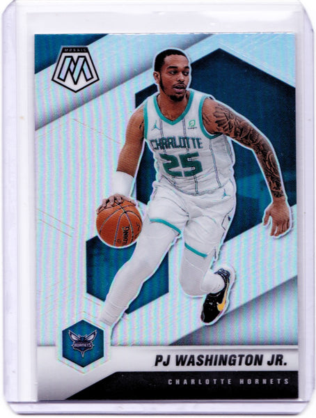 2020-21 Panini Mosaic - Silver Prizm #27 PJ Washington Jr.