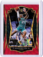 2020-21 Panini Select - Red Wave Prizm #165 - Premier Level - PJ Washington Jr.