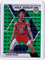 2019-20 Panini Mosaic - Green Prizm #267  NBA Debut - Jaxson Hayes