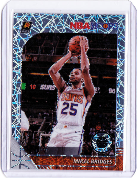 2019-20 Panini NBA Hoops Premium Stock - Silver Lazer Prizm #153 Mikal Bridges