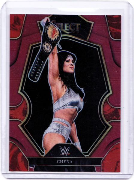 2023 Panini Select WWE - Maroon Prizm #188 Premier Level - Chyna /149