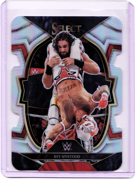 2023 Panini Select WWE - Silver Prizm Die-Cut #24 Concourse - Rey Mysterio