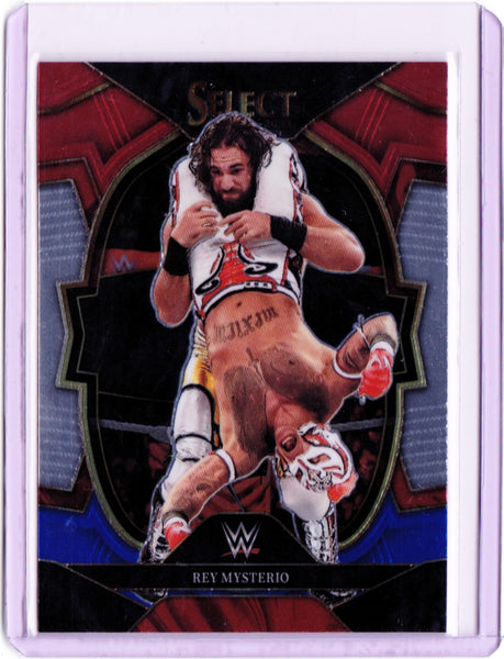 2023 Panini Select WWE - Red & Blue #24 Concourse - Rey Mysterio