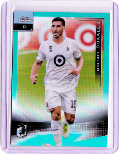 2021 Topps Chrome MLS - Aqua Refractor #16  Michael Boxall /299