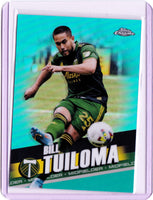 2022 Topps Chrome MLS - Aqua Refractor #117 Bill Tuiloma /299