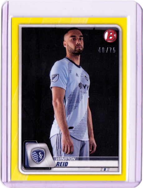 2020 Bowman MLS - Yellow #83 Winston Reid /75