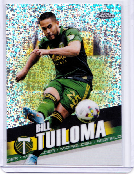 2022 Topps Chrome MLS - Speckle Refractor #117 Bill Tuiloma