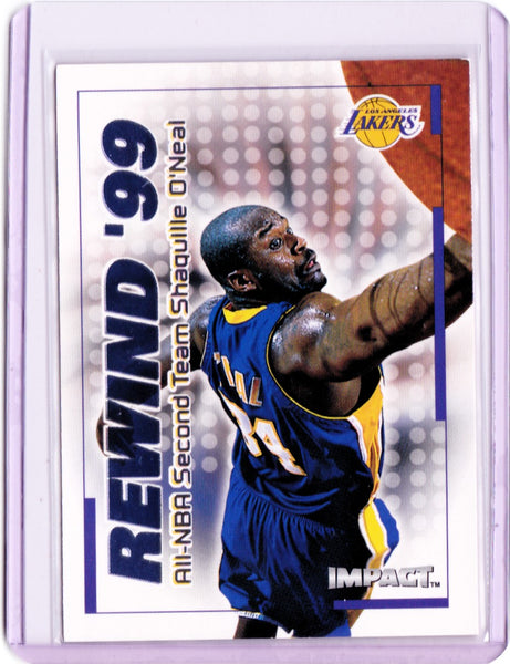 1999-00 Skybox Impact - Rewind '99 #22 RN Shaquille O'Neal