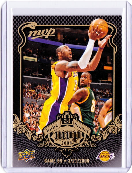 2008-09 Upper Deck MVP - Kobe Bryant MVP - Black Border #KB-69 Kobe Bryant