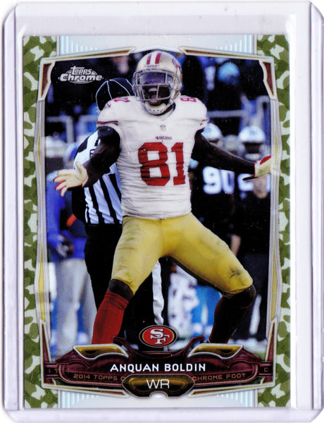 2014 Topps Chrome - STS Camo Refractor #92 Anquan Boldin /499