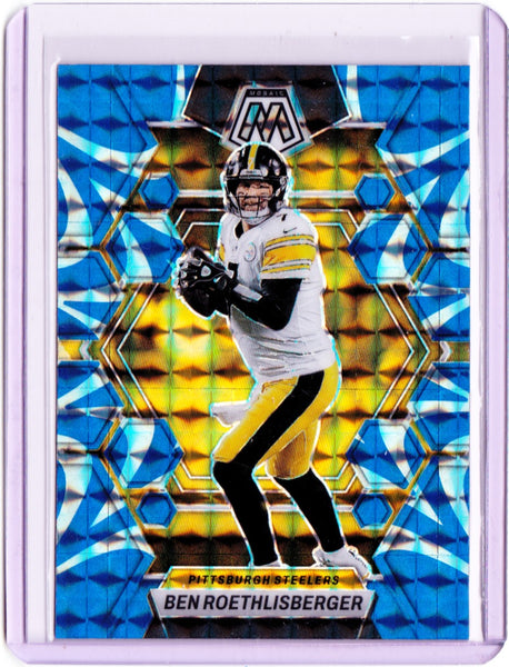 2023 Panini Mosaic - Reactive Blue Mosaic Prizm #207 Ben Roethlisberger