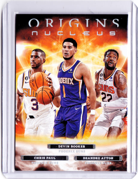 2022-23 Panini Origins - Nucleus #16 Deandre Ayton, Devin Booker, Chris Paul