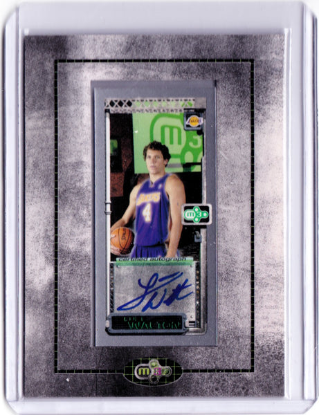 2003-04 Topps Rookie Matrix - Mini Framed Autographs #MA-LW  Luke Walton