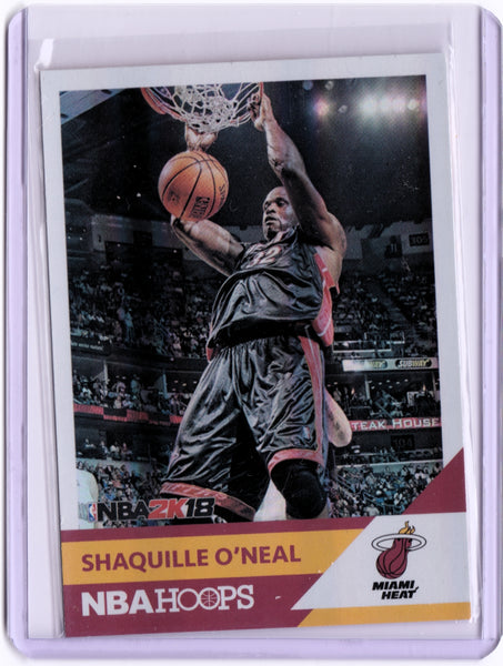2017-18 Panini NBA Hoops - Shaquille O'Neal NBA 2K Foil Shaquille O'Neal