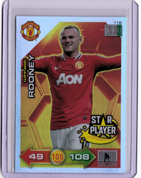 2011-12 Panini Adrenalyn XL Manchester United #118 Star Player - Wayne Rooney