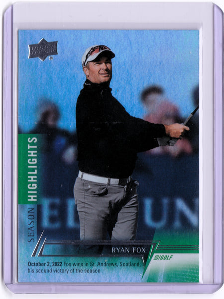 2024 Upper Deck - Silver Foil #82  Season Highlights - Ryan Fox