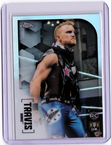 2020 Topps Chrome WWE - Refractor #99 Travis Banks