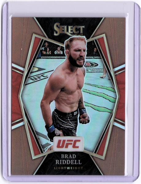 2022 Panini Select UFC - Bronze Prizm #172 Premier Level - Brad Riddell /175