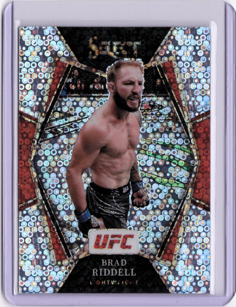 2022 Panini Select UFC - Disco Prizm #172 Premier Level - Brad Riddell