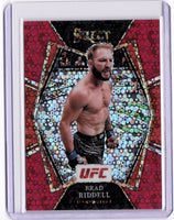 2022 Panini Select UFC - Red Disco Prizm #172 Premier Level - Brad Riddell /99