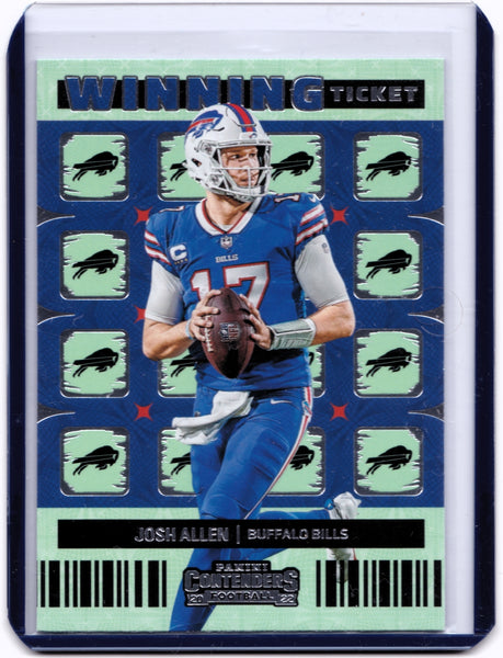 2022 Panini Contenders - Winning Ticket #WT-JAL Josh Allen