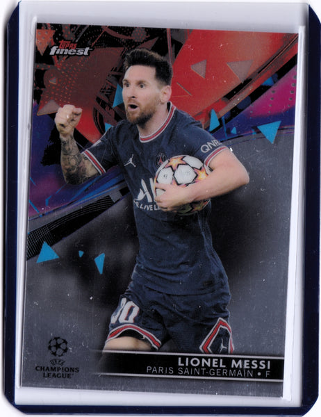 2021-22 Topps Finest UCL #1 Lionel Messi