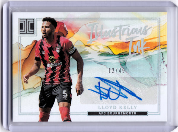 2022-23 Panini Impeccable Premier League - Illustrious Ink - Silver #II-LLK  Lloyd Kelly /49