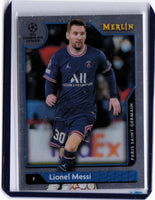 2021-22 Topps Merlin Collection Chrome UCL #30 Lionel Messi