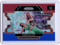 2022 Panini Prizm WWE - Red White & Blue Prizm #99 Dakota Kai